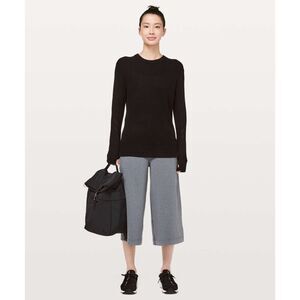 Lululemon Women’s Hello Sunday Wide-Leg Lounge Pant | Heathered Steam Blue Sz 10